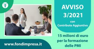 avviso fondimpresa 3-2021-pmi