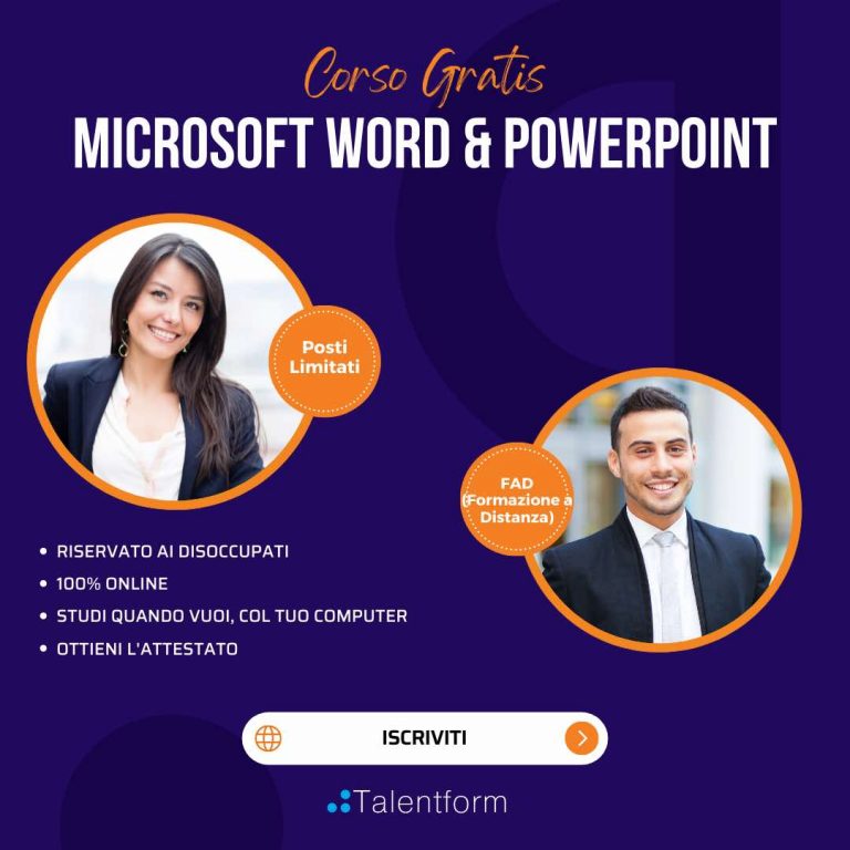 MicroSoft Word e Power Point, corso gratis, edizione del 30 marzo 2022 2 Microsft Word & POWER POINT (1080 × 1080 px)