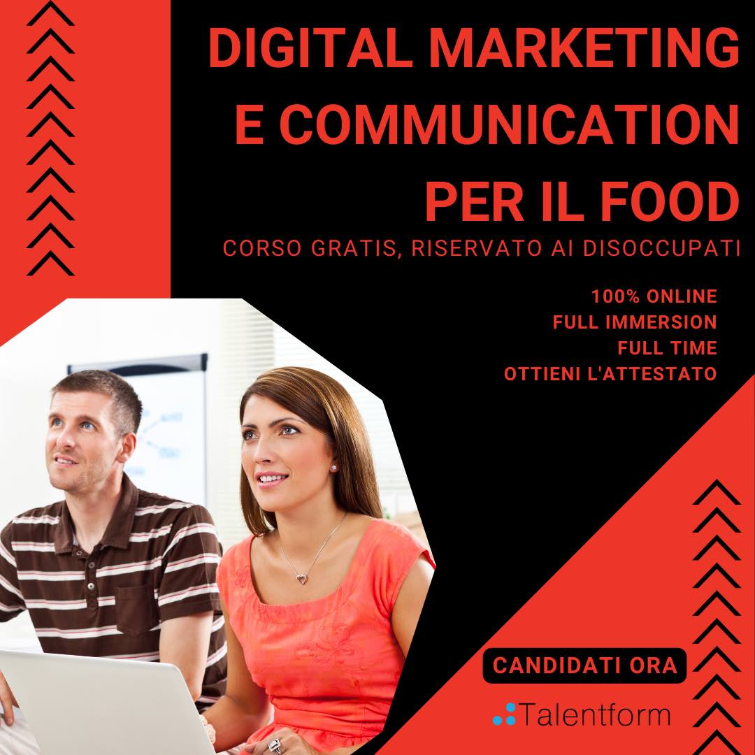 Digital Marketing e Communication per il Food