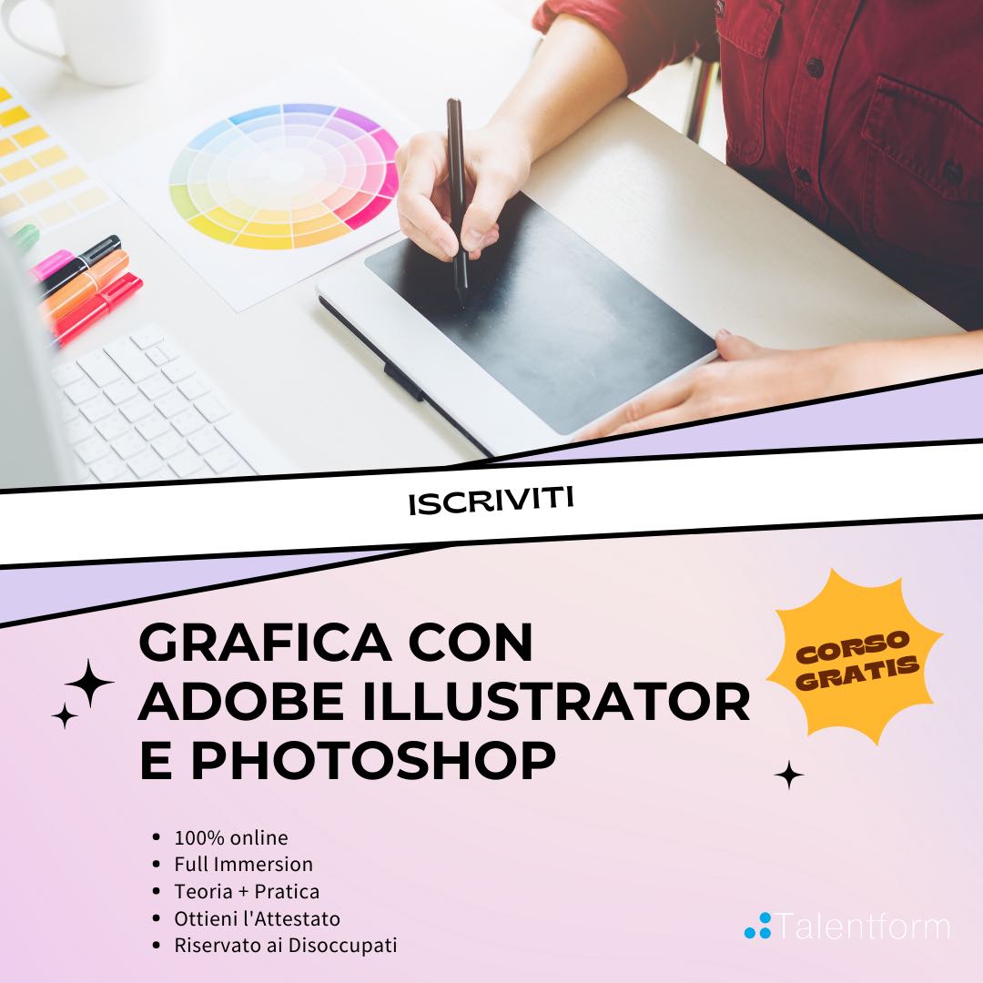 Grafica con Adobe Illustrator e Photoshop
