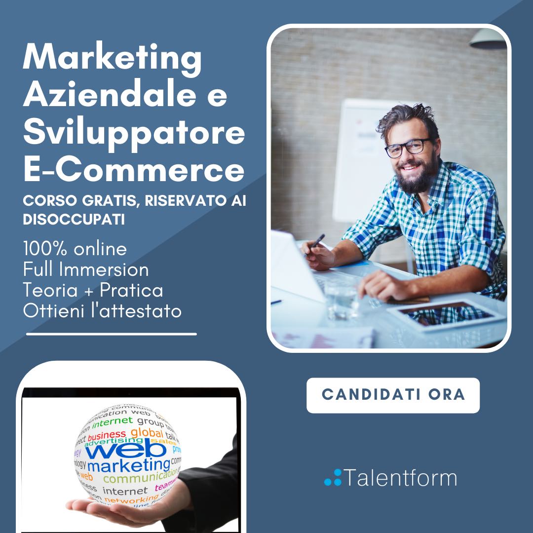 Marketing Aziendale e Sviluppatore E Commerce 10