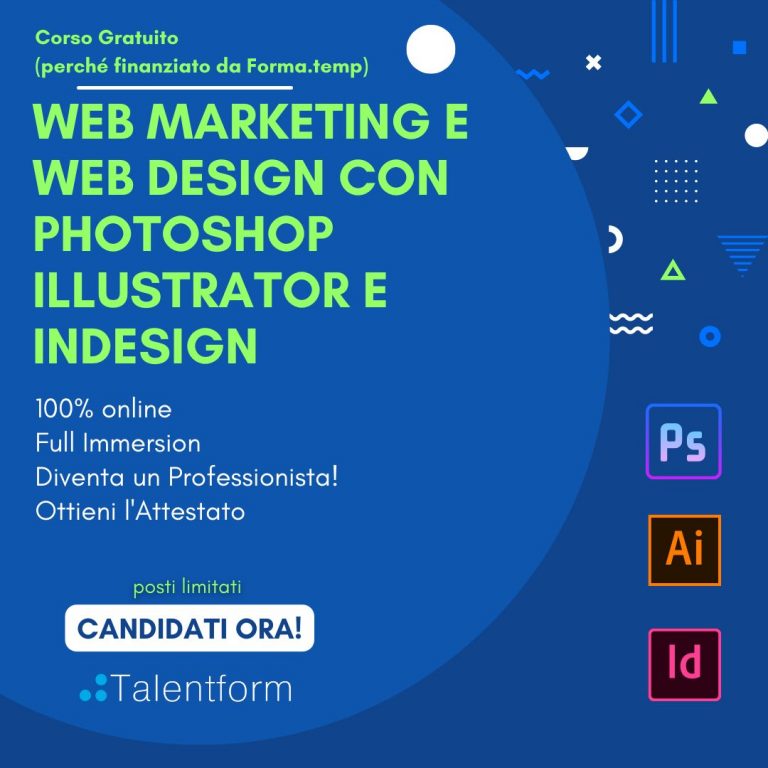 Web Marketing e Web Design con Photoshop Illustrator e InDesign