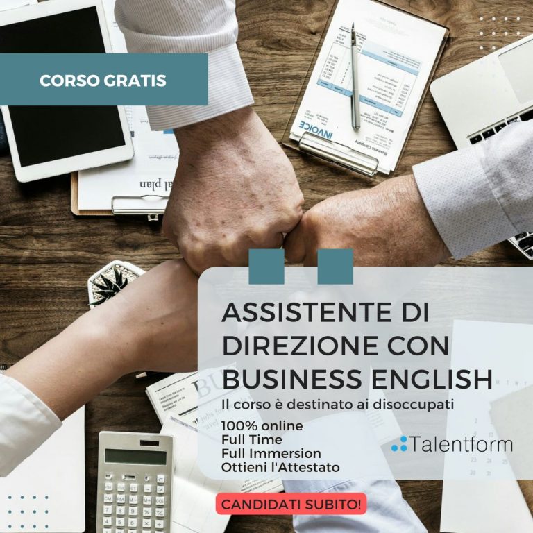 Assistente di Direzione con Business English (corso GRATIS, a distanza, in aula virtuale), edizione del 14 giugno 2022 9 assistente direzione