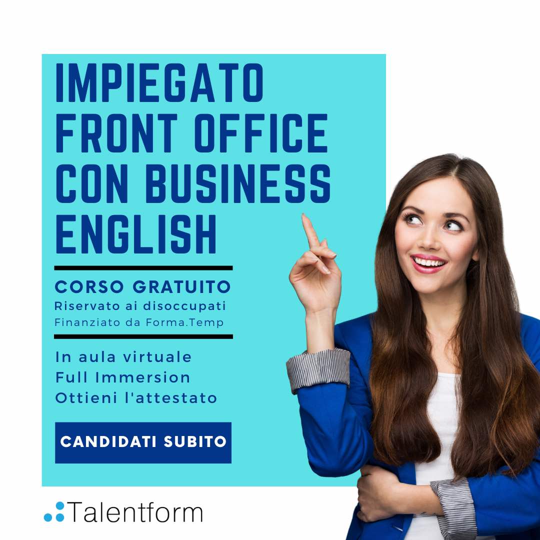 Impiegato Front Office con Business English 3