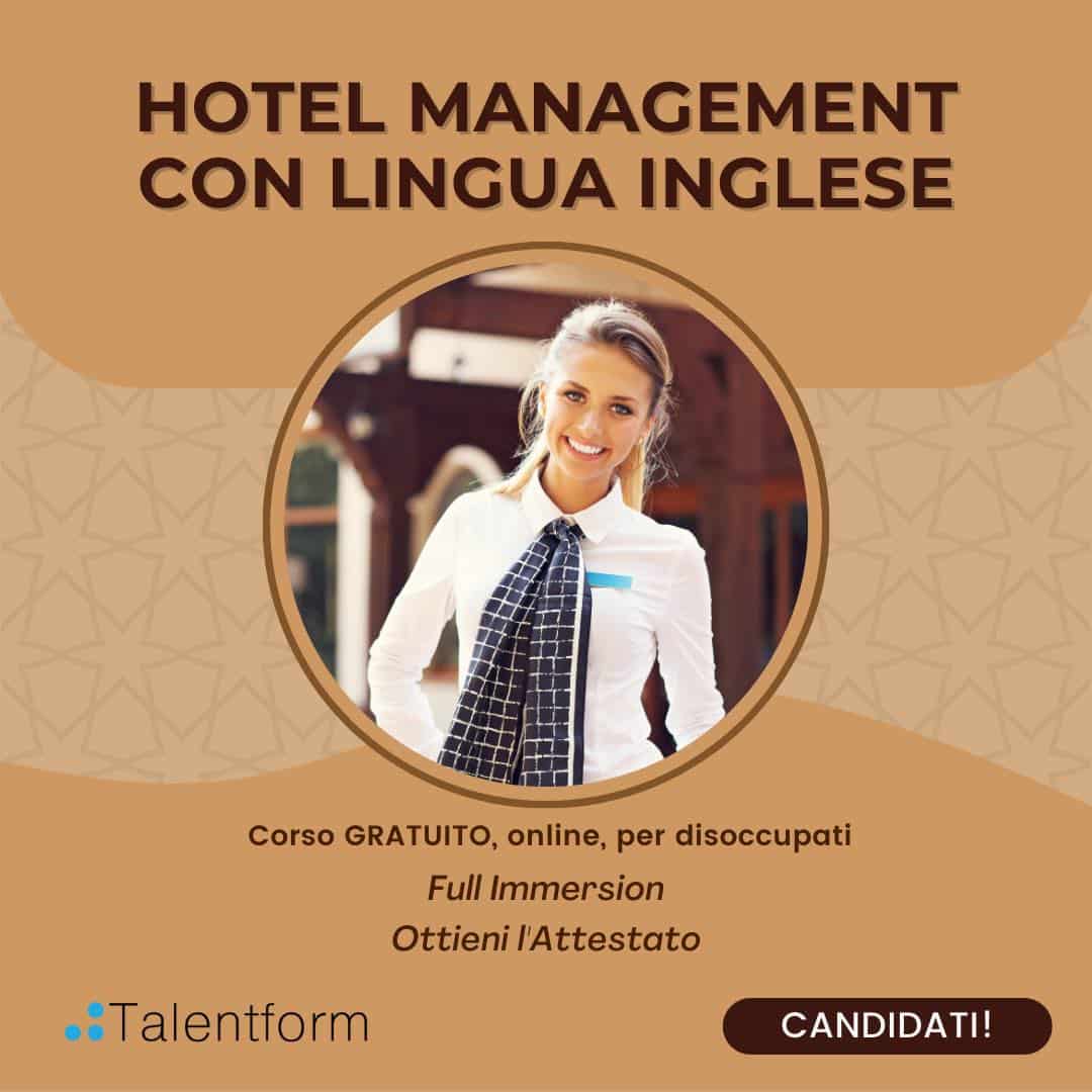 Hotel Management con Lingua Inglese4