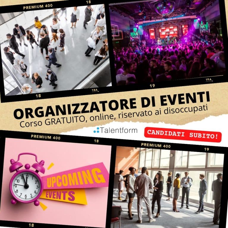Organizzatore di Eventi (corso GRATUITO a distanza, in aula virtuale), edizione del 12 maggio 2023 9 ORGANIZZATORE DI EVENTI copia 2