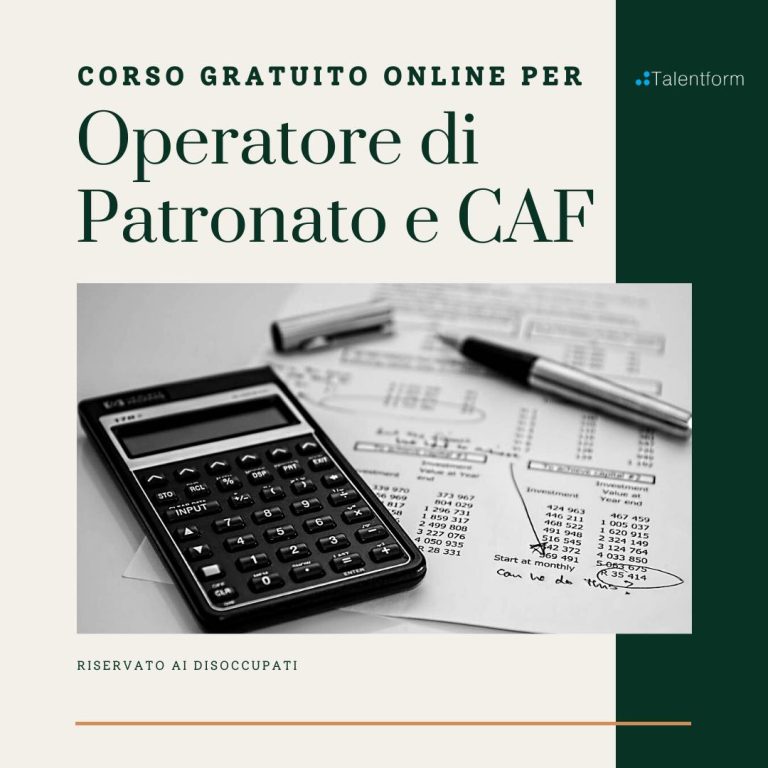 Operatore di Patronato e CAF (corso GRATUITO a distanza, in aula virtuale), edizione del 20 ottobre 2022 1 Operatore di Patronato e CAF3