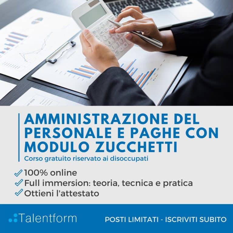 Amministrazione del personale e paghe con modulo Zucchetti12