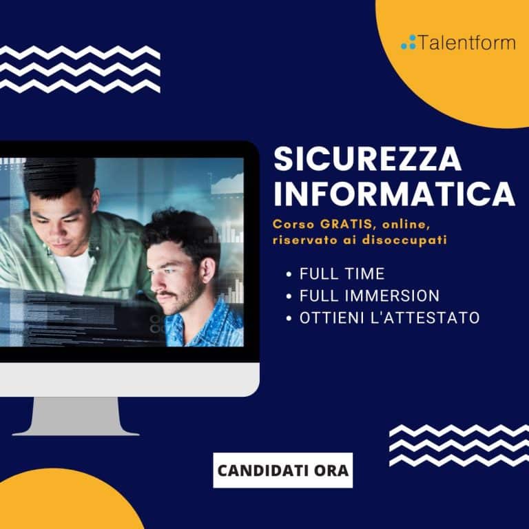 Sicurezza Informatica (corso GRATUITO a distanza, in aula virtuale), edizione del 01 marzo 2023 15 corso gratis di sicurezza informatica