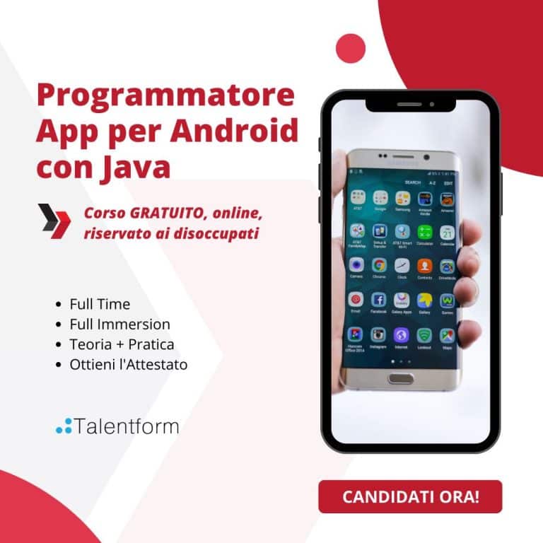 Programmatore App per Android con Java