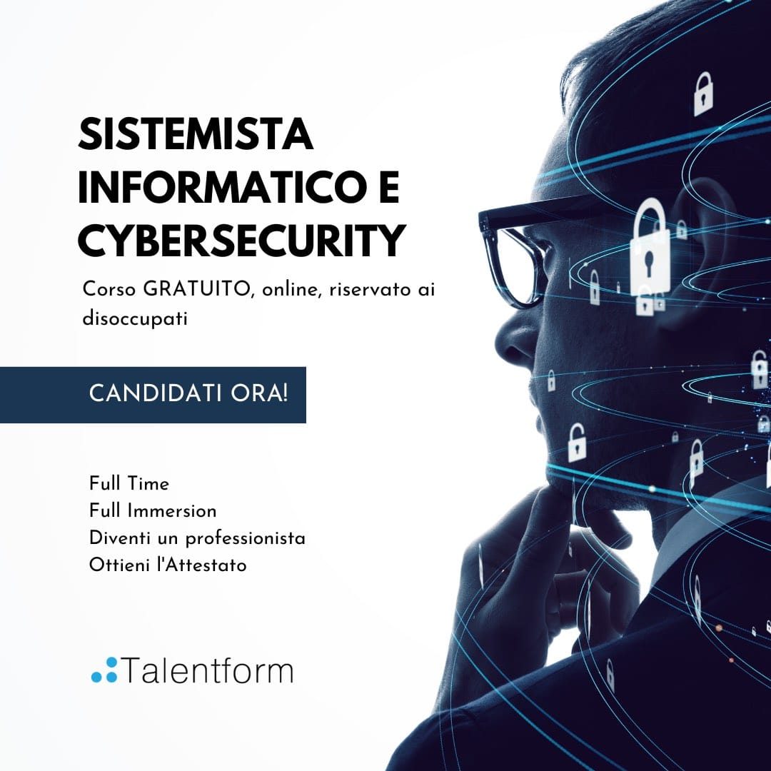 Sistemista Informatico e Cybersecurity