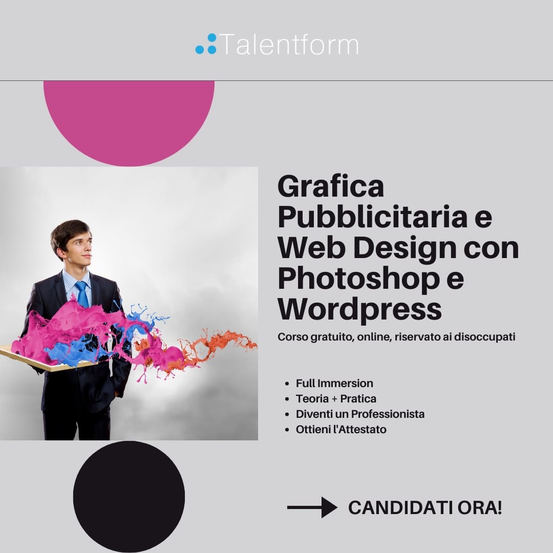 Grafica Pubblicitaria e Web Design con Photoshop e Wordpress3