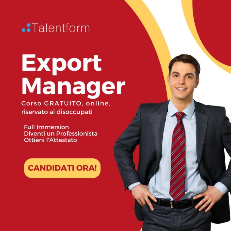 Export Manager (corso GRATUITO a distanza, in aula virtuale), edizione del 25 settembre 2023 2 2