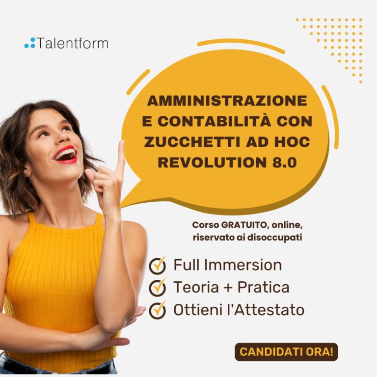 Amministrazione e Contabilità con Zucchetti Ad Hoc Revolution 8.0 (corso GRATUITO a distanza, in aula virtuale), edizione del 10 luglio 2023 8 Amministrazione e Contabilita con Zucchetti Ad Hoc Revolution 8.05