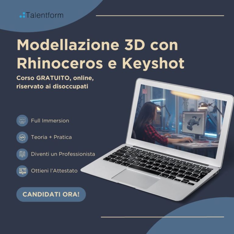 Modellazione 3D con Rhinoceros e Keyshot 2