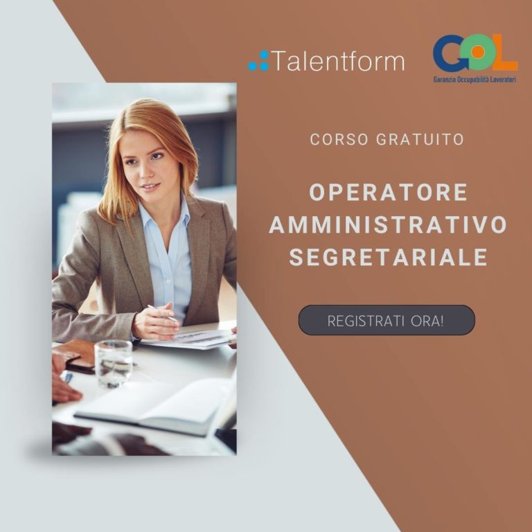 OPERATORE AMMINISTRATIVO SEGRETARIALE
