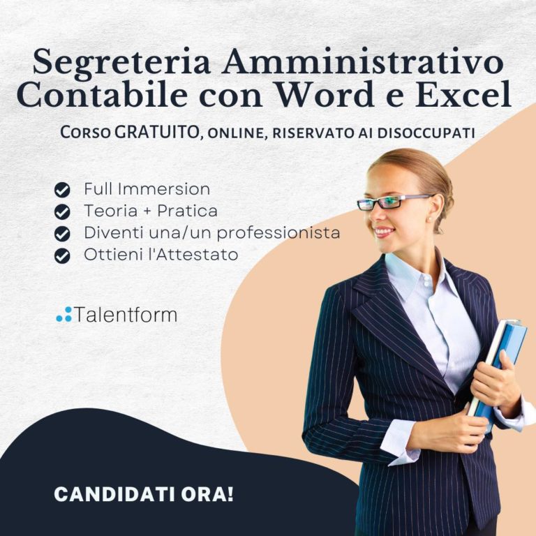 Segreteria Amministrativo Contabile con Word e Excel5