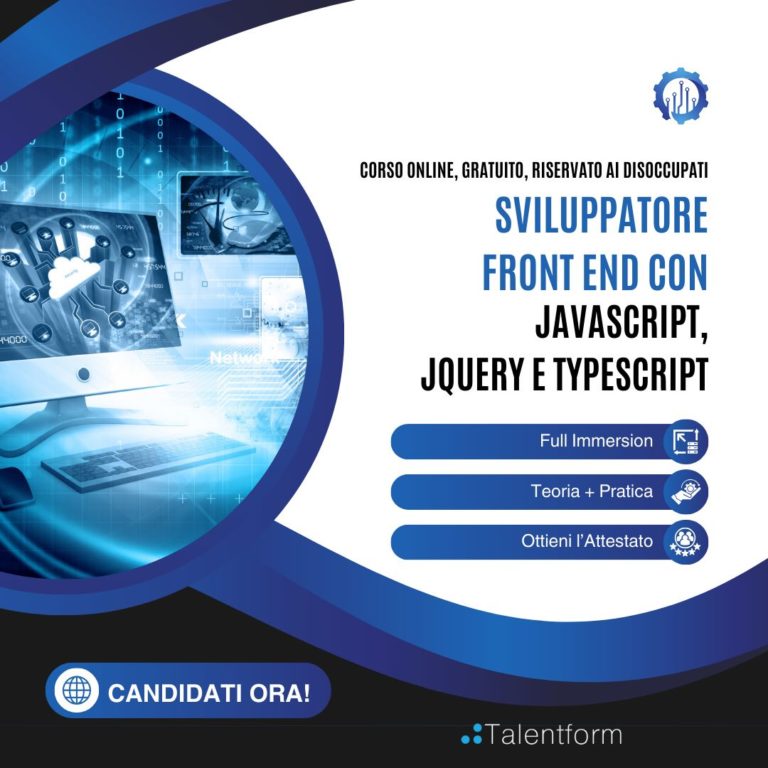 Sviluppatore Front End con JavaScript jQuery e TypeScript 1920 × 1080 px 1080 × 1080 px 1
