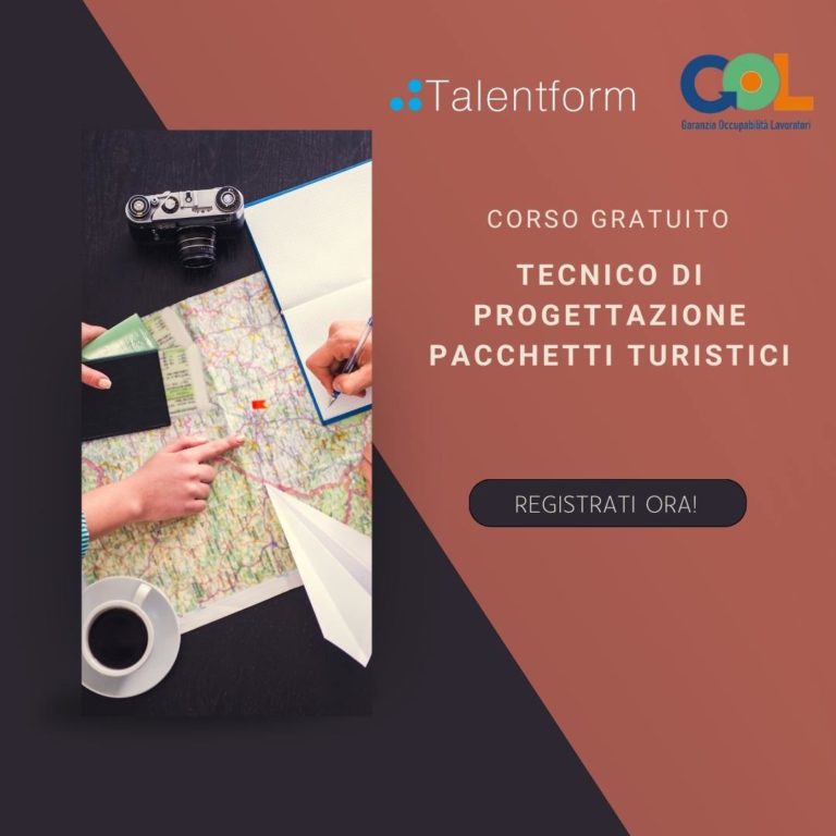 TECNICO DI PROGETTAZIONE PACCHETTI TURISTICI