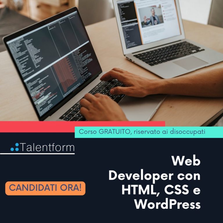 Web Developer con HTML CSS e WordPress4