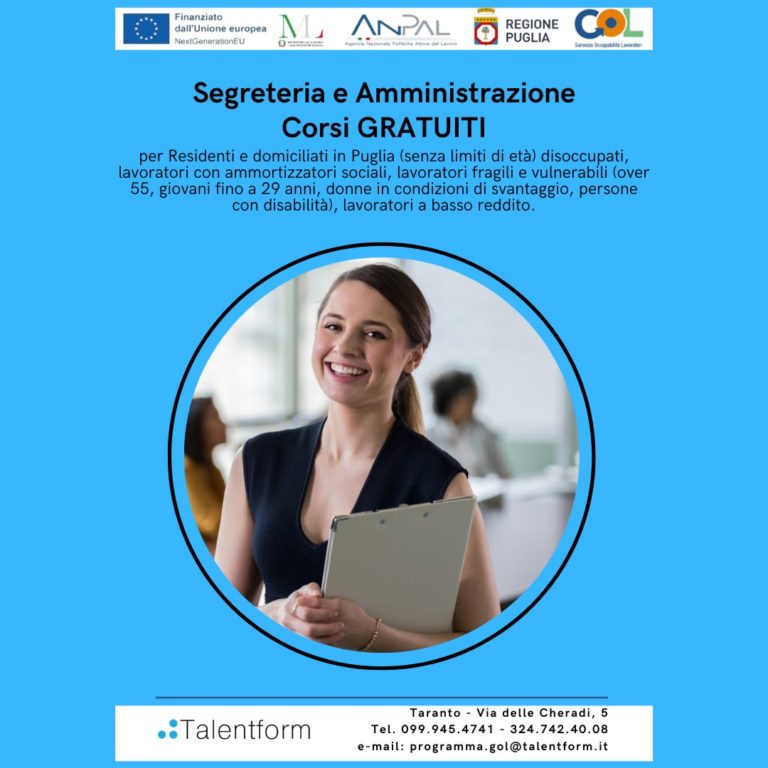 Area Segreteria e Amministrazione