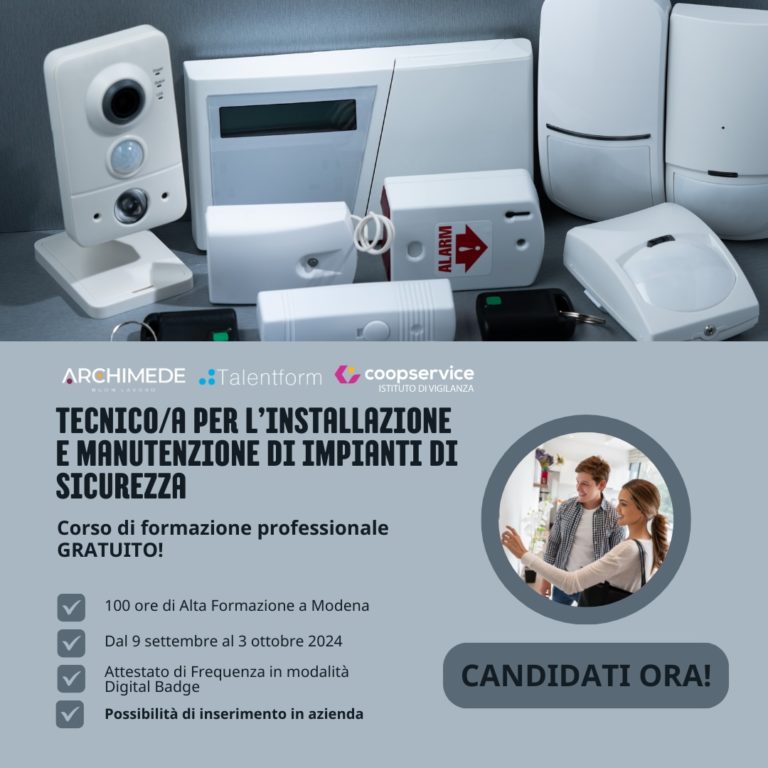Innovation & Technology Academy: a Modena il nuovo progetto di Coopservice, Archimede e Talentform 18 6