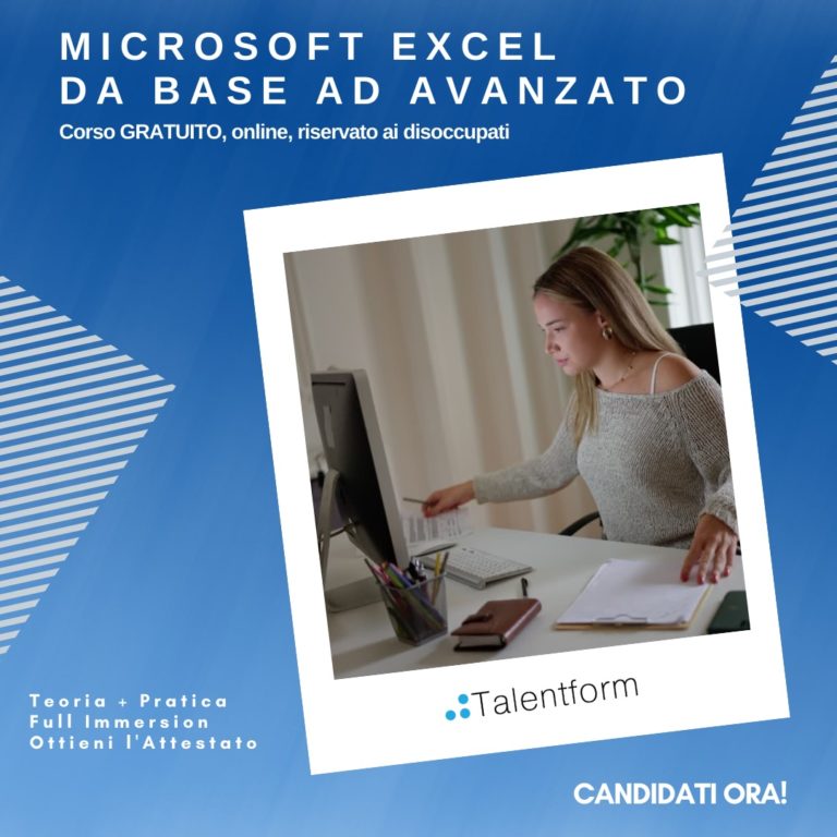 excel da base ad avanzato 2024