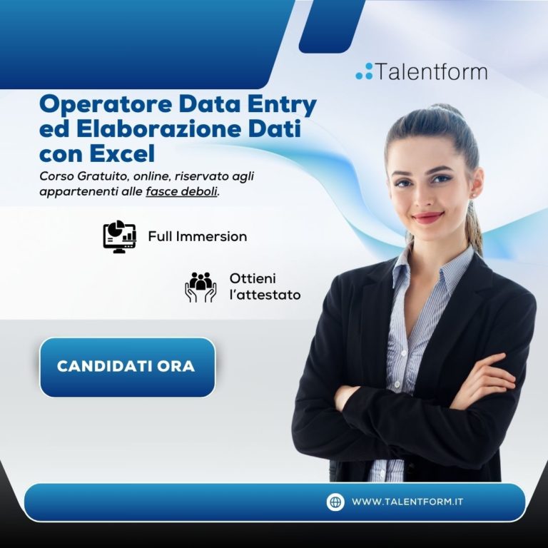 Operatore Data Entry ed Elaborazione Dati con Excel