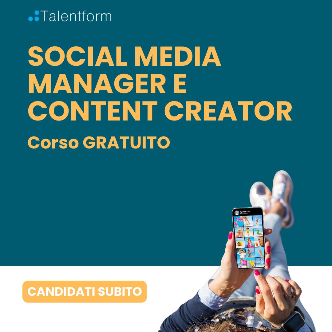 social media manager e content creator 2024