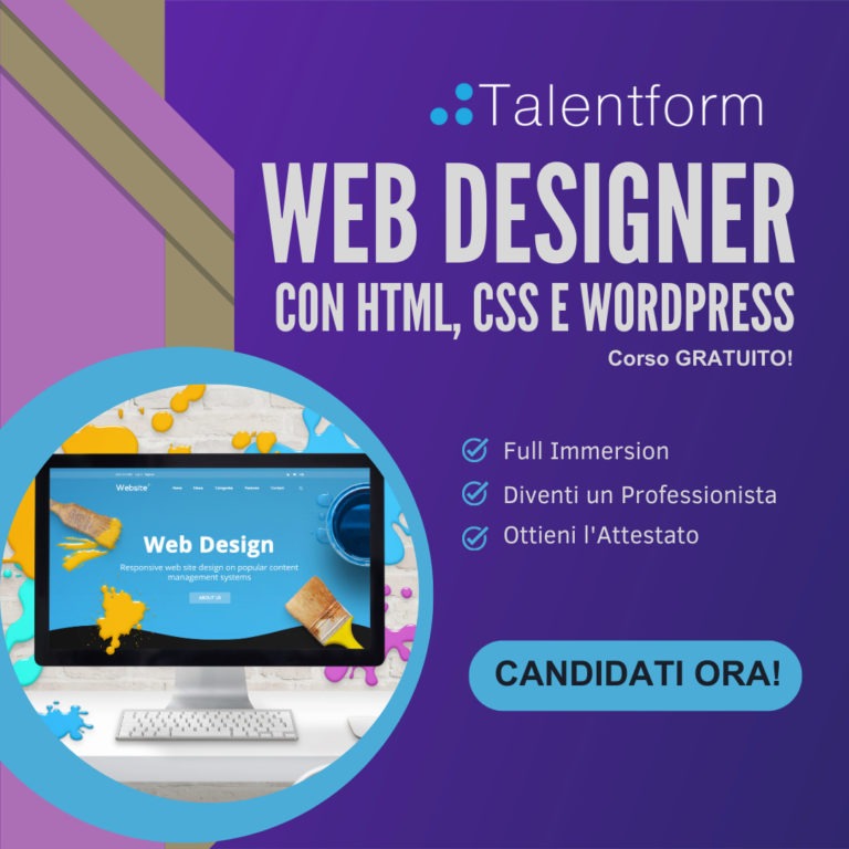 Web Designer con HTML CSS e WordPress 20204 3