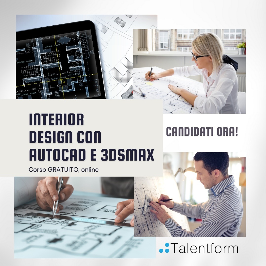 Interior Design con AutoCAD e 3DSMax 3