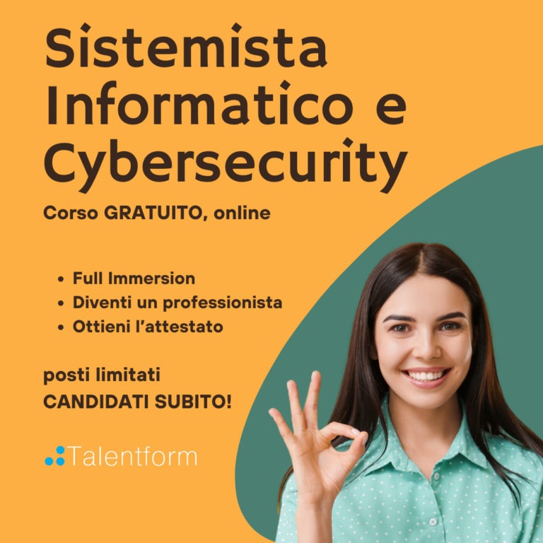 Sistemista Informatico e cybersecurity 2025 4