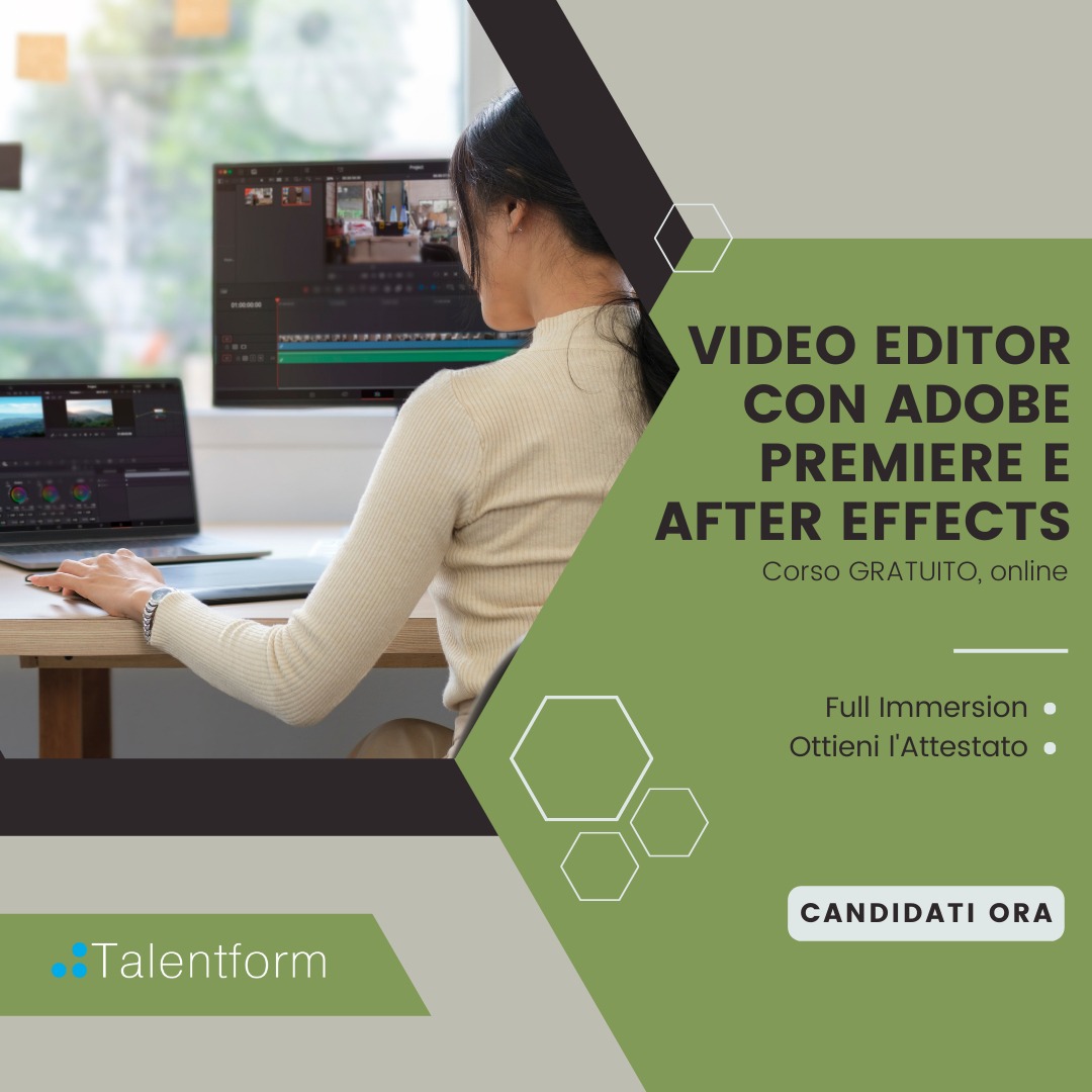 Video Editor con Adobe Premiere e After Effects 2024 7