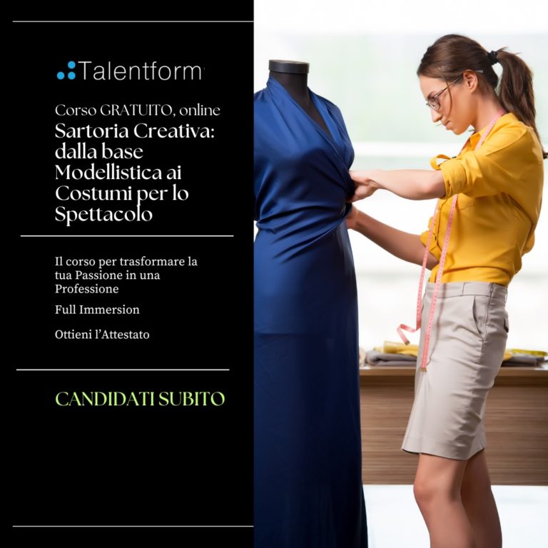 Sartoria Creativa Dalla Base Modellistica ai Costumi per lo Spettacolo 5