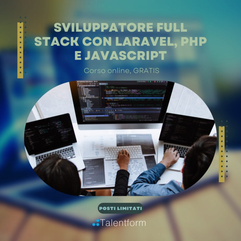 Sviluppatore Full Stack con Laravel PHP e Javascript 7