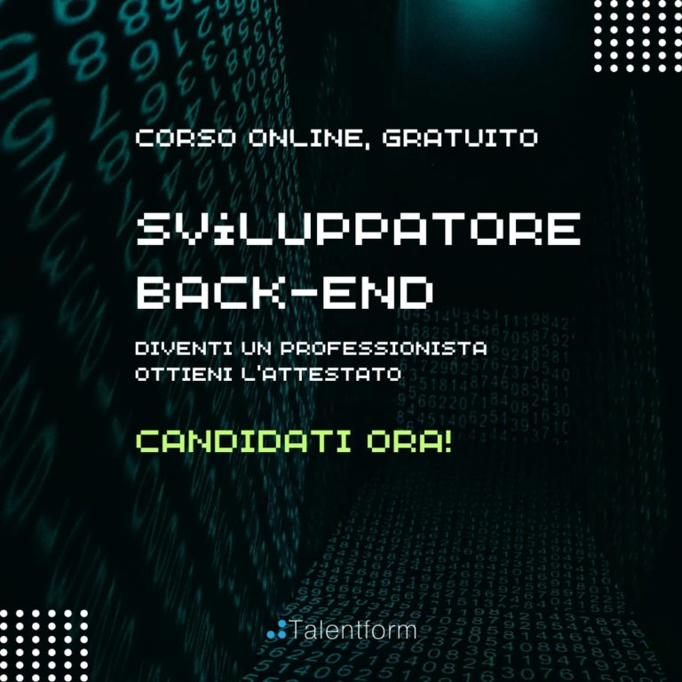 Sviluppatore Back End 3