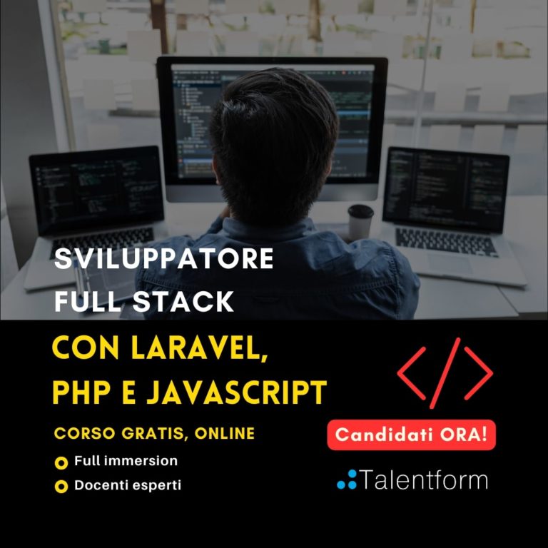Sviluppatore Full Stack con Laravel PHP Javascript 1