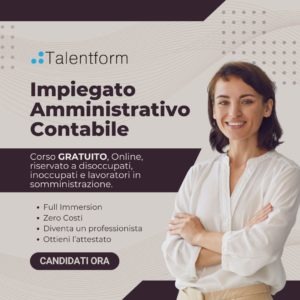 Corso Gratuito Impiegato Amministrativo Contabile
