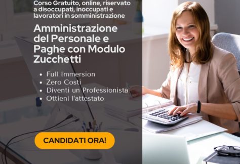 Corso gratuito di amministrazione del personale e paghe con modulo zucchetti