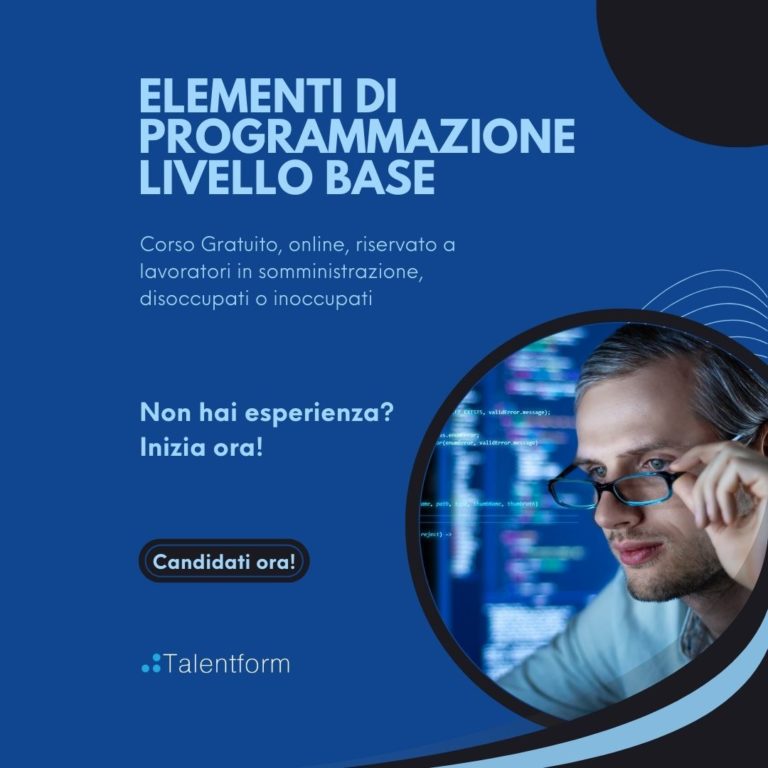 4 Elementi di programmazione Base 1