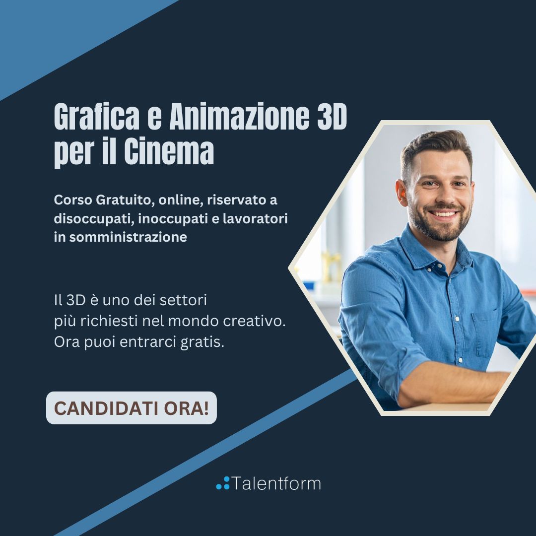 corso gratuito di Grafica e Animazione 3D per il Cinema 2