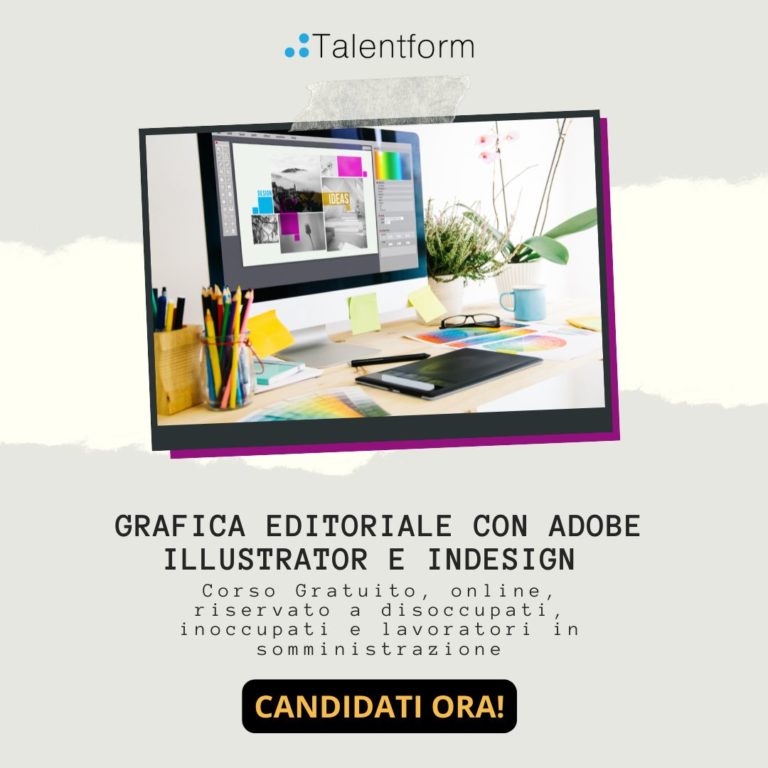corso gratuito di grafica editoriale con adobe illustrator ed InDesign