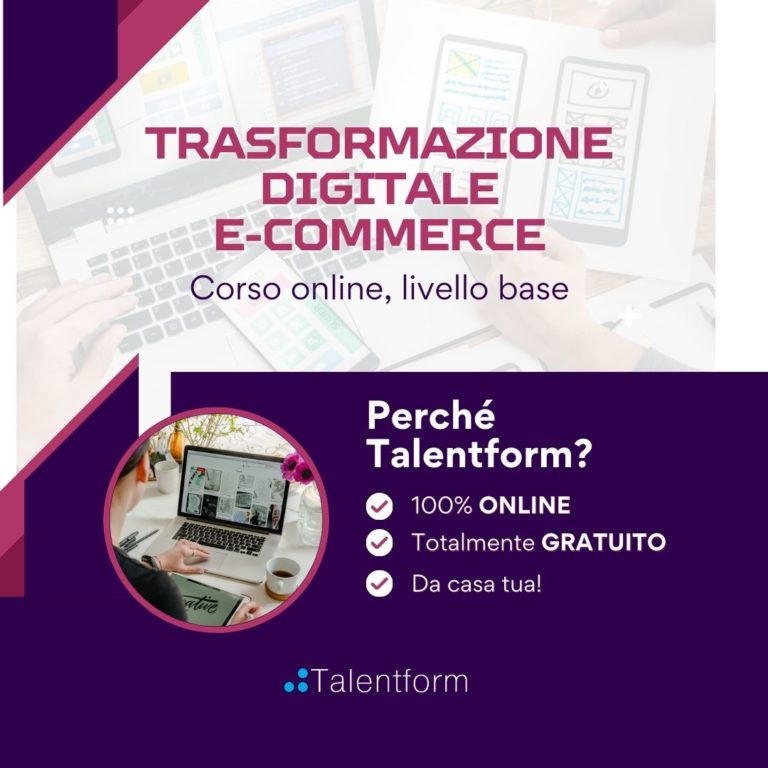 corso gratuito di trasformazione digitale e commerce