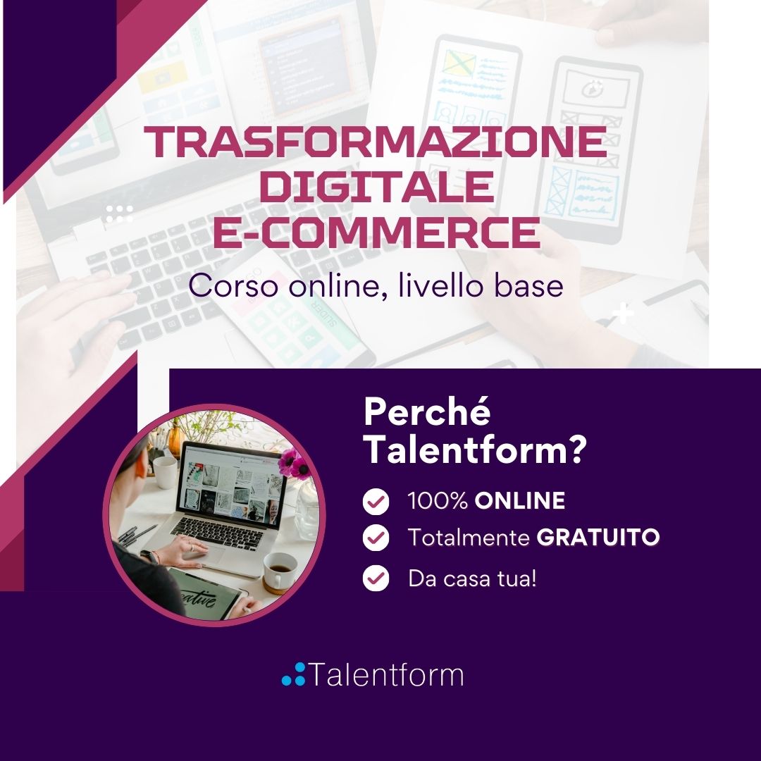 corso gratuito di trasformazione digitale e commerce