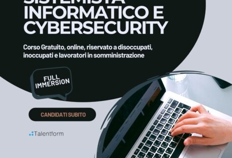 Corso gratuito di sistemista informatico e cybersecurity